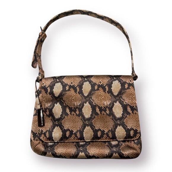 Liz Claiborne Snakeskin Print Shoulder Bag‎ - Picture 1 of 6